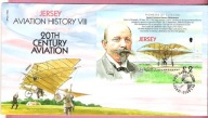 Jersey 2003, FDC.bl. lotnictwo, historia awiacji, samolot