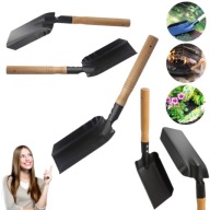 SZUFELKA METALOWA Z DREWNIANĄ RĄCZKĄ DO POPIOŁU ŁOPATKA DO WĘGLA PRZYDASIE