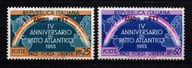 Włochy . Znaczki pocztowe / czyste / 1953 r.