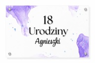 TABLICA POWITALNA NA DOWOLNE URODZINY – PERSONALIZOWANA
