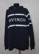 GIVENCHY LOGOWANA BLUZA LOGO OVERSIZE KANGURKA Z KAPTUREM KAPTUR