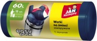JAN NIEZBĘDNY Easy Pack Worki na śmieci zawiązywane 60 l 18 szt.