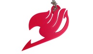 Brelok anime Fairy Tail z druku 3D kolor czerwony 3cm