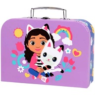 Walizka Kuferek z Uchwytem Pudełko Organizer KOCI DOMEK GABI