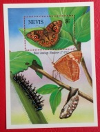 NEVIS 1993 bl.65 motyle czyste**