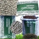 Obornik w granulacie 25kg 40L Zrębkor bydlęcy organiczny do warzyw trawy