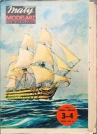 Mały Modelarz 3-4/1986 okręt HMS VICTORY