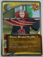 Karta Naruto CCG Jutsu Three-Bladed Scythe - J-651
