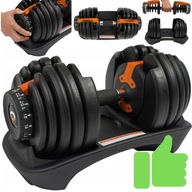 HANTLE REGULOWANE 24KG DOLLO SPORT PREMIUM SYSTEM SZYBKIEJ ZMIANY CIĘŻARU