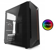 Obudowa Krux Astro z adresowalnym paskiem LED ARGB Mini Tower / mATX 1x Fan