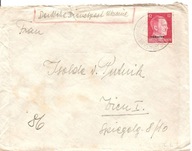 UKRAINA -TRZECIA RZESZA -DEUTSCHE DIENSTPOST -koperta- 1942 rok