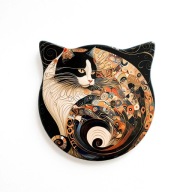 Obrazek Kocie Opowieści 10, ceramika 11cm