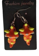 KOLCZYKI Z MODELINY DINOZAUR DINO JURASSIC PARK