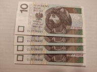 10 zł 2025 seria CL menniczy banknot do wyboru