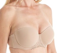 SIMONE PERELE stanik DELICE STRAPLESS (+ dopinane ramiączka) r. 65E nude