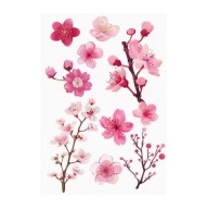 Plakat „Cherry Blossom Study” – Delikatność Kwiatu Wiśni