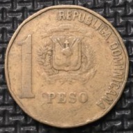 DOMINIKANA [1621]*1 peso 1991 Herb, Juan Pablo Duarte