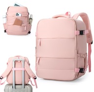 Plecak turystyczny do samolotu RYANAIR bagaż podręczny kabinowy różowy