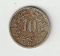 Austria 10 Heller 1915