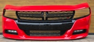 DODGE CHARGER 2015-2024 ZDERZAK PRZEDNI PRZÓD CZERWONY IDEALNY KOMPLETNY
