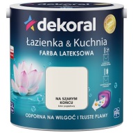 Dekoral Łazienka&Kuchnia Farba lateksowa NA SZARYM KOŃCU 2,5L