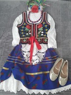 Strój krakowski KASIA NR kat 3 ,rozm 158-164,13-15 lat,dodatek baleriny!
