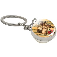 Brelok do kluczy/ka - Kot - ozdoba zawieszka plecak, portfel