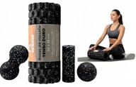 ZESTAW DO MASAŻU 4w1 EPP Roller + Wałek + Piłka +Duoball Regeneracja Mięśni