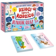 DZIECI KONTRA RODZICE JUNIOR QUIZ 5+ GRA EDUKACYJNA 100 ZAGADEK KANGUR