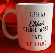 Kubek handmade z humorystycznym napisem