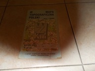 Bielsko-Biała Wojskowa mapa topograficzna Węgierska Górka Myślenice Rabka