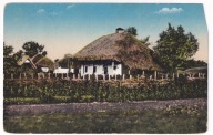 Ukraińska Wieś Chaty 1916r. FELDPOST Modlin 078E