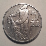 5 zł 1971 -Rybak cenna i rzadka.