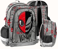 PLECAK SZKOLNY PASO SPIDER-MAN VENOM DLA CHŁOPCA MARVEL SZKOŁA SZARY