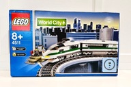 LEGO City 4511 Szybki pociąg - MISB + LEGO City 7895 – Zwrotnica kolejowa
