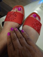 Klapki czerwone Rinascimento r. 37 Italy Outlet !!!