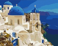 MALOWANIE PO NUMERKACH 50x40 - SANTORINI