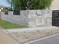 Ogrodzenie betonowe, pustak gładki, bloczek Combet PG108x22x20 Multi 5