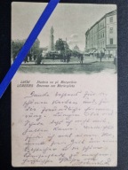 LWÓW 1900 Studnia Plac Mariacki LEMBERG Kresy