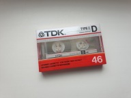 Kaseta magnetofonowa TDK D 46 ( NOWA )
