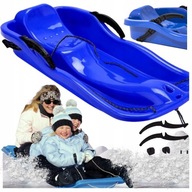 SANKI PLASTIKOWE ŚLIZG DLA DZIECI Z HAMULCEM OPARCIEM 85CM ŚLIZGACZ ZIMOWE