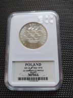 200 zł złotych 1976 mennicza GCN MS66 SREBRO Igrzyska Olimpiady Montreal