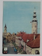 Zielona Góra Pl Bohaterów Stalingradu 1968r. Autobus San Star Warszawy 261C