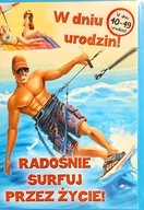 40 - 49 URODZINY kartka karnet śmieszne życzenia mężczyzna facet