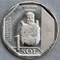 Peru 1 Sol 2025 Cultura Nasca - Seriia Peruwiańska ceramika prekolumbijska