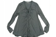 17 GUSTAV Ekskuzywna Jedwabista Bluzka z Mereżką M/L