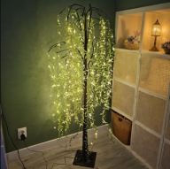 Lampa Lampka nocna LED DUŻE drzewo drzewko WIERZBA liście 180 cm 1,8m