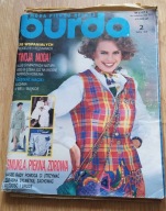 Czasopismo Burda moda piękno relaks 2/1993 Komunia św.