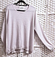 HANNAH - FAJNA POŁYSKUJĄCA METALICZNIE DELIKATNA SWETERKOWA ok 48