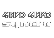 Naklejki Syncro 4WD VW Transporter T3 T4
